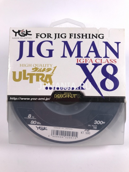 YGK Ultra 1 Jigman PE X8  jpmania.ru