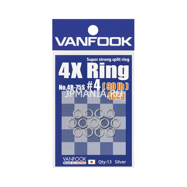 VanFook 4R-75 (4X) Super Strong Split Ring  jpmania.ru