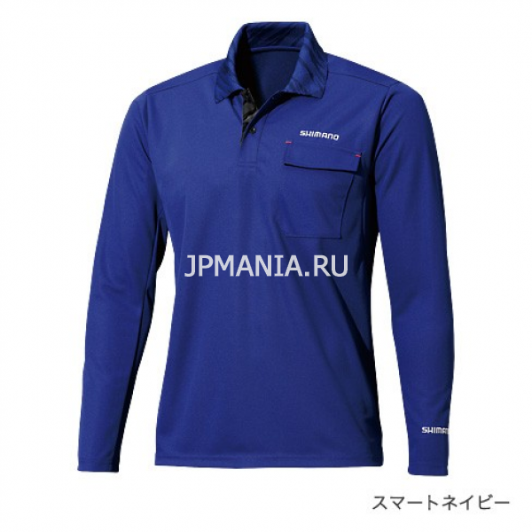 Shimano Polo Shirt SH-093N Long Sleeve  jpmania.ru