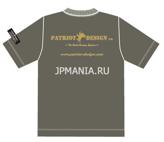 Patriot Design T-Shirt  Logo Short Sleeve  jpmania.ru