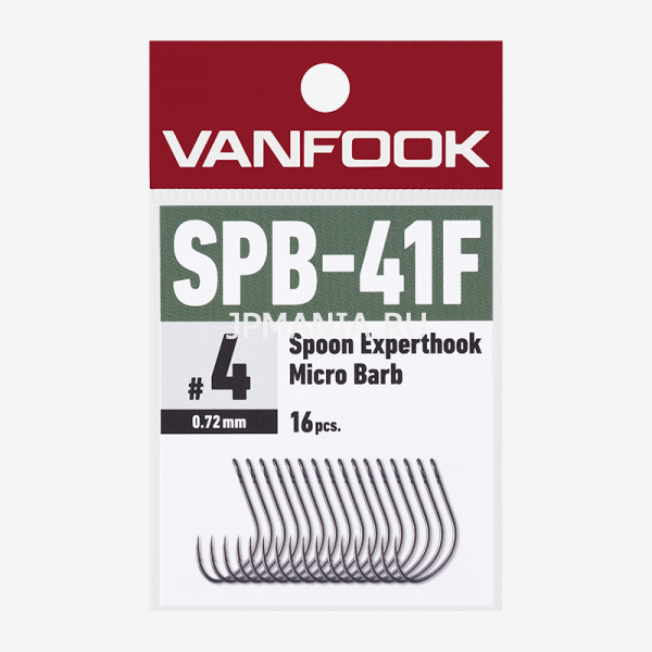 VanFook SPB-41F Spoon Experthook Medium Heavy Micro Barb PTFE на jpmania.ru