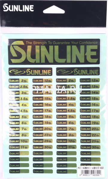 Sunline Line Size Memo Sticker на jpmania.ru