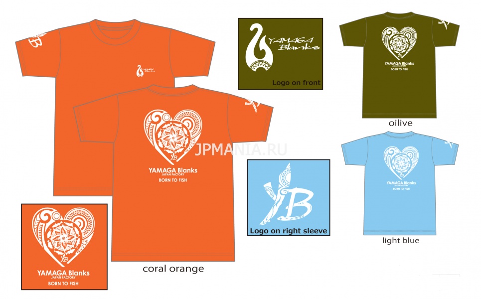 Yamaga Blanks Mayori Heart Logo T-Shirt  jpmania.ru