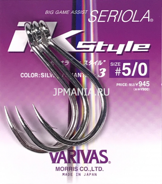 Varivas Seriola Ik Style Hooks на jpmania.ru