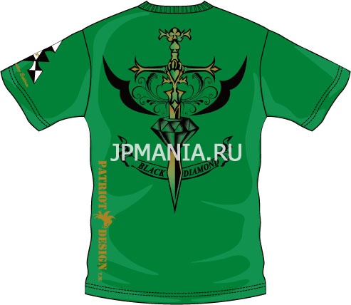 Patriot Design T-Shirt Sword Short Sleeve  jpmania.ru